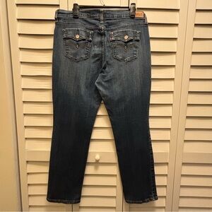 Levi’s 505 Jeans Women’s Size 14 Blue Medium Wash Denim Straight Leg Retro Y2K